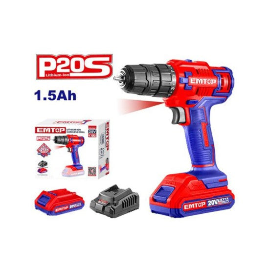 Battery Powered Impact Drill 1.5Ah 20V - شنيور بطارية 1.5 امبير 20 فولت