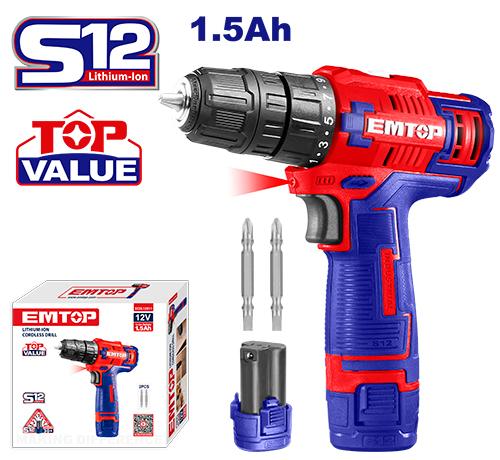 Battery Powered Impact Drill 1.5Ah 12V - شنيور بطارية 1.5 امبير 12 فولت