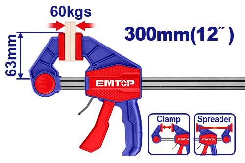 Quick Bar Clamp 12" 60kg - قمطة 12" 60 كجم