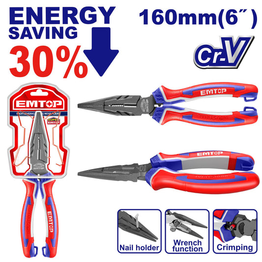 Long Nose Pliers 6" for Hard Service - بنز ببوز 6" خدمة شاقة