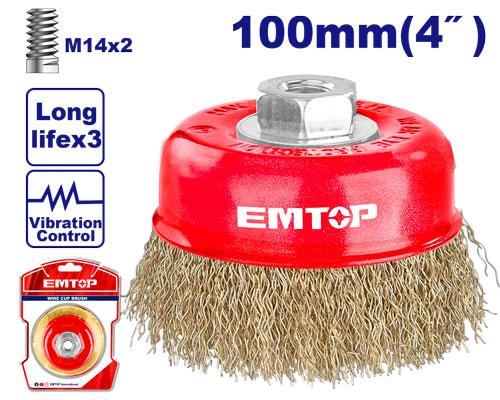 Wire Cup Brush 4" - فرشاة سلك كوباية حرة 4"